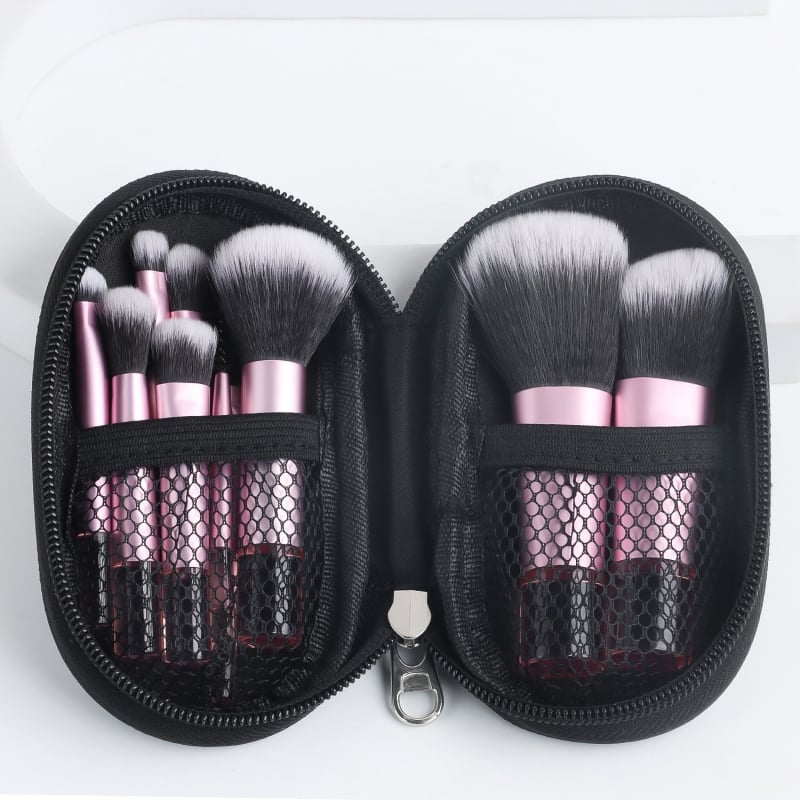 Kit de Pincéis de Maquiagem Portátil