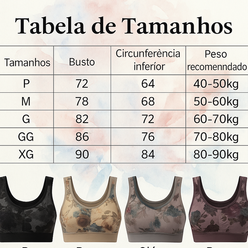 Sutiã Confortável Refrescante