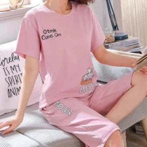 Pijama de Algodão Curto