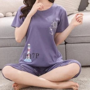 Pijama de Algodão Curto