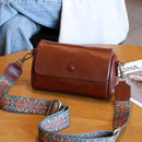 Bolsa de Ombro de Couro Retrô