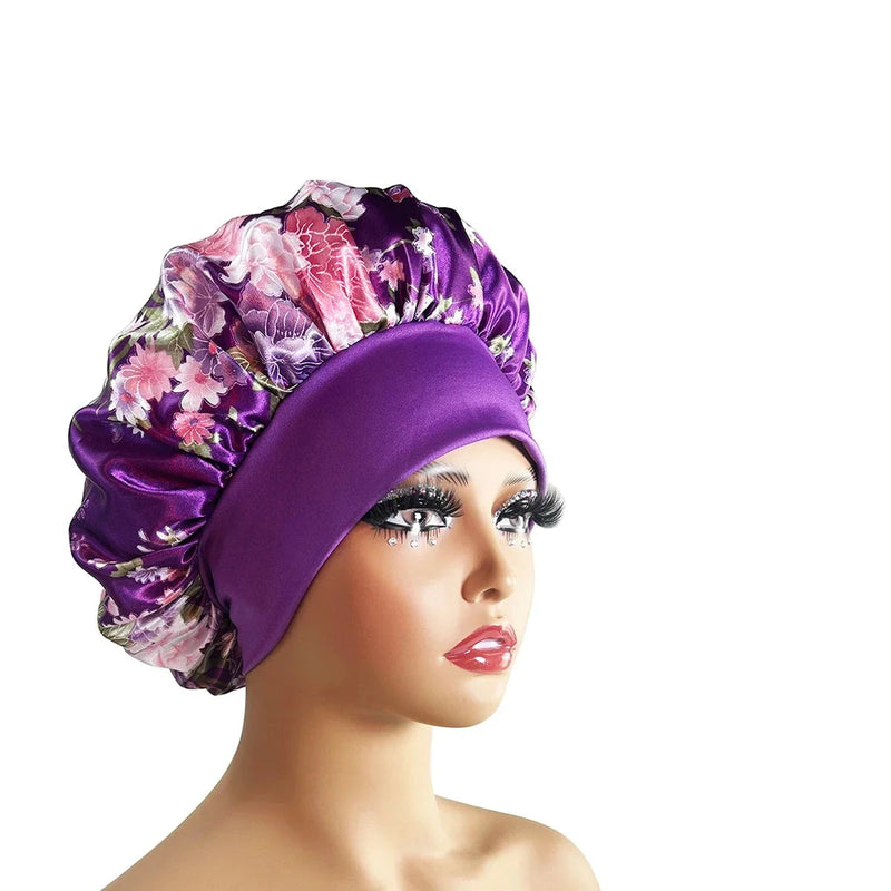 Touca de Cetim Estampada