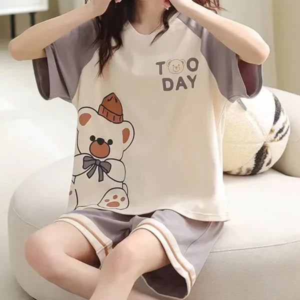 Pijama Curto 100% Algodão