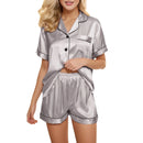 Pijama de Cetim Curto Elegante