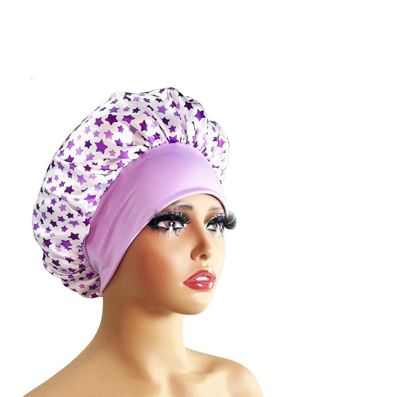 Touca de Cetim Estampada