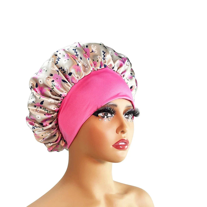 Touca de Cetim Estampada