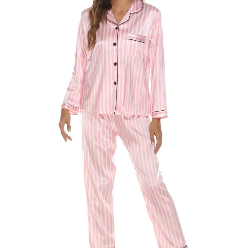 Pijama de Cetim Longo