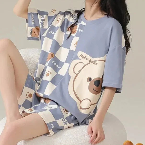 Pijama Curto 100% Algodão