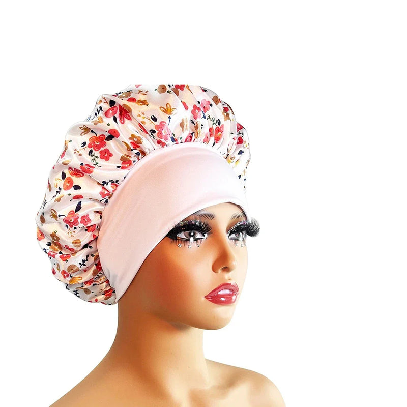 Touca de Cetim Estampada