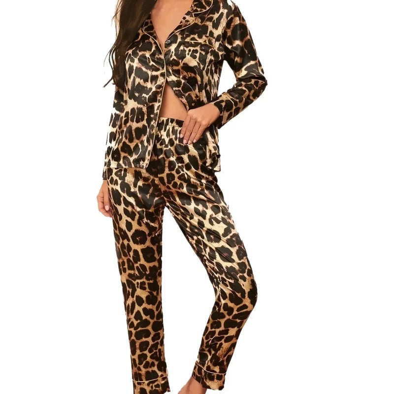 Pijama de Cetim Longo