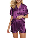 Pijama de Cetim Curto Elegante