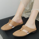 Sandália Rasteira de Couro